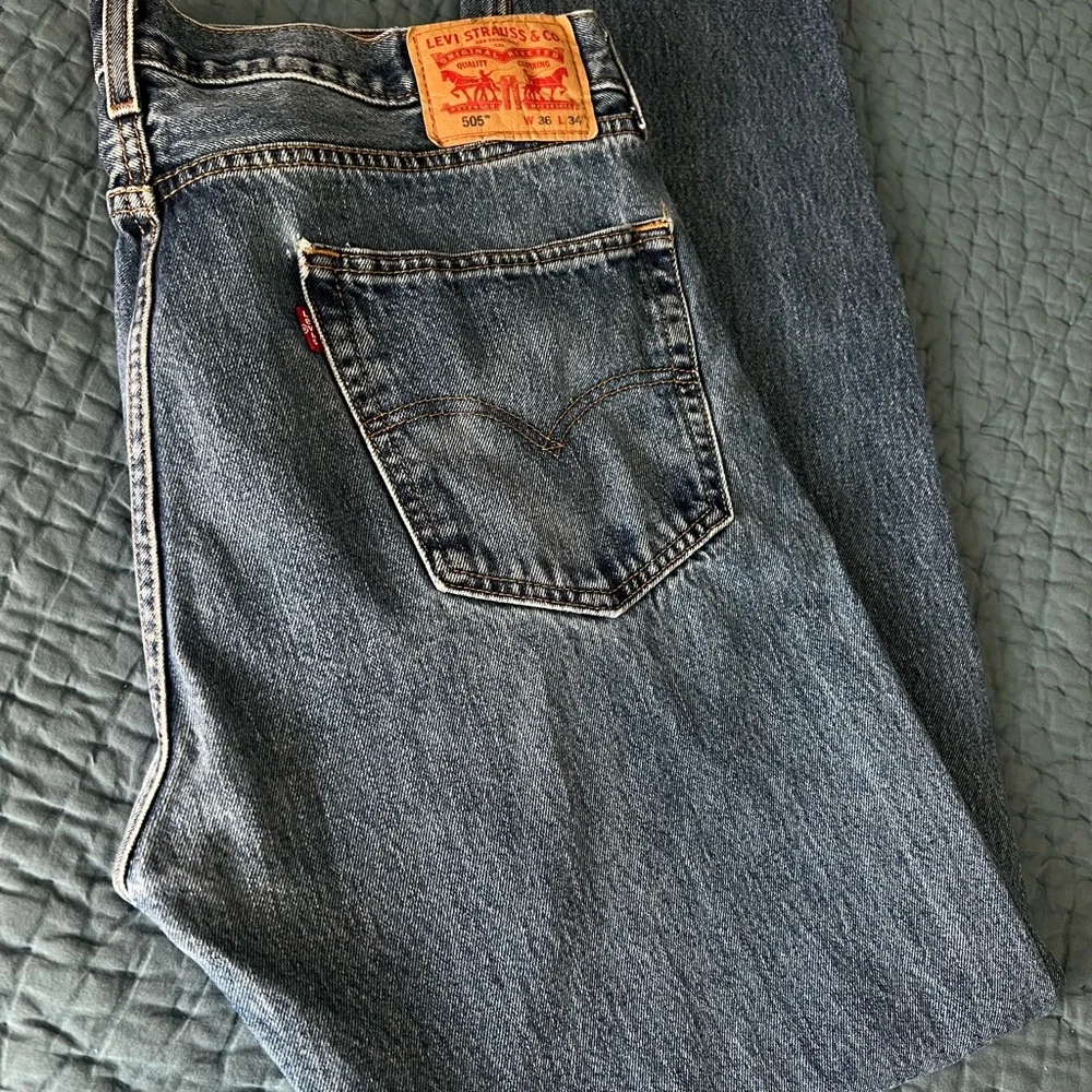 Men's Levis 505 Jeans 36 x 34 Excellent